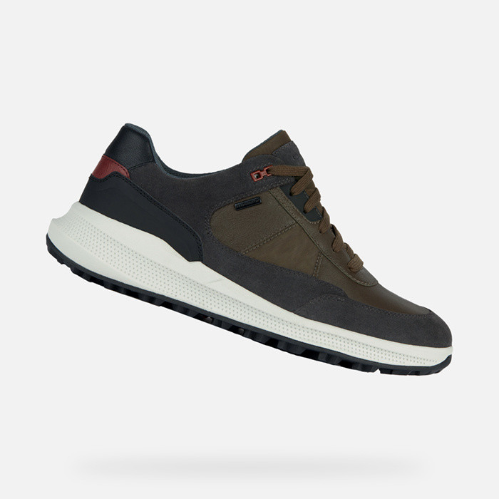 Waterproof shoes PG1X ABX MAN Military/Dark grey | GEOX
