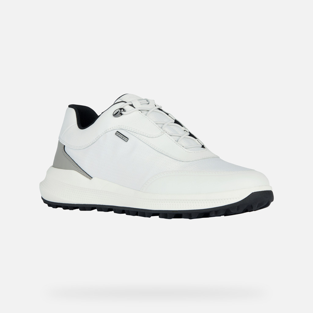 Geox® PG1X B ABX B: Waterproof Shoes white Man | Geox® PLUS GRIP