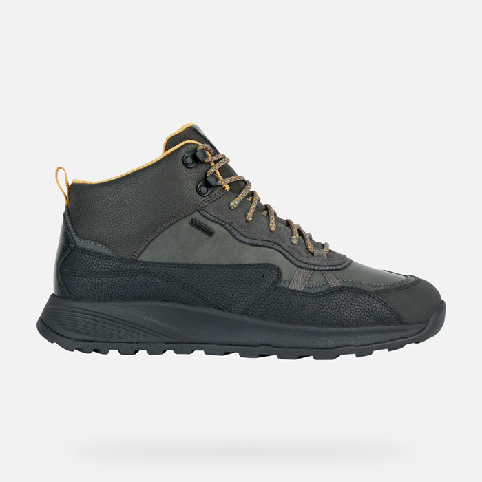 Waterproof shoes TERRESTRE ABX MAN Anthracite/Black | GEOX