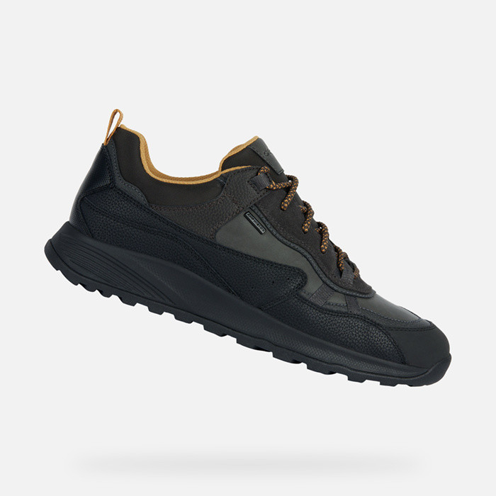 Waterproof shoes TERRESTRE ABX MAN Anthracite/Black | GEOX