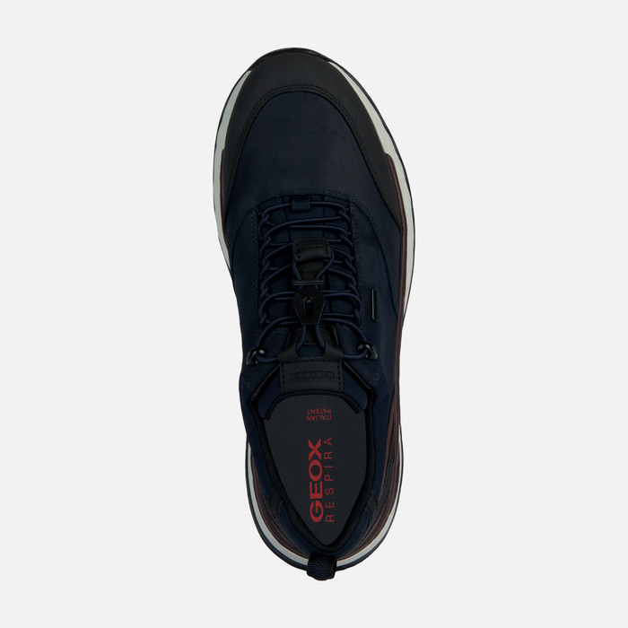 Geox® STERRATO B ABX C: Navyblaue Wasserdichte Schuhe Herren | Geox®