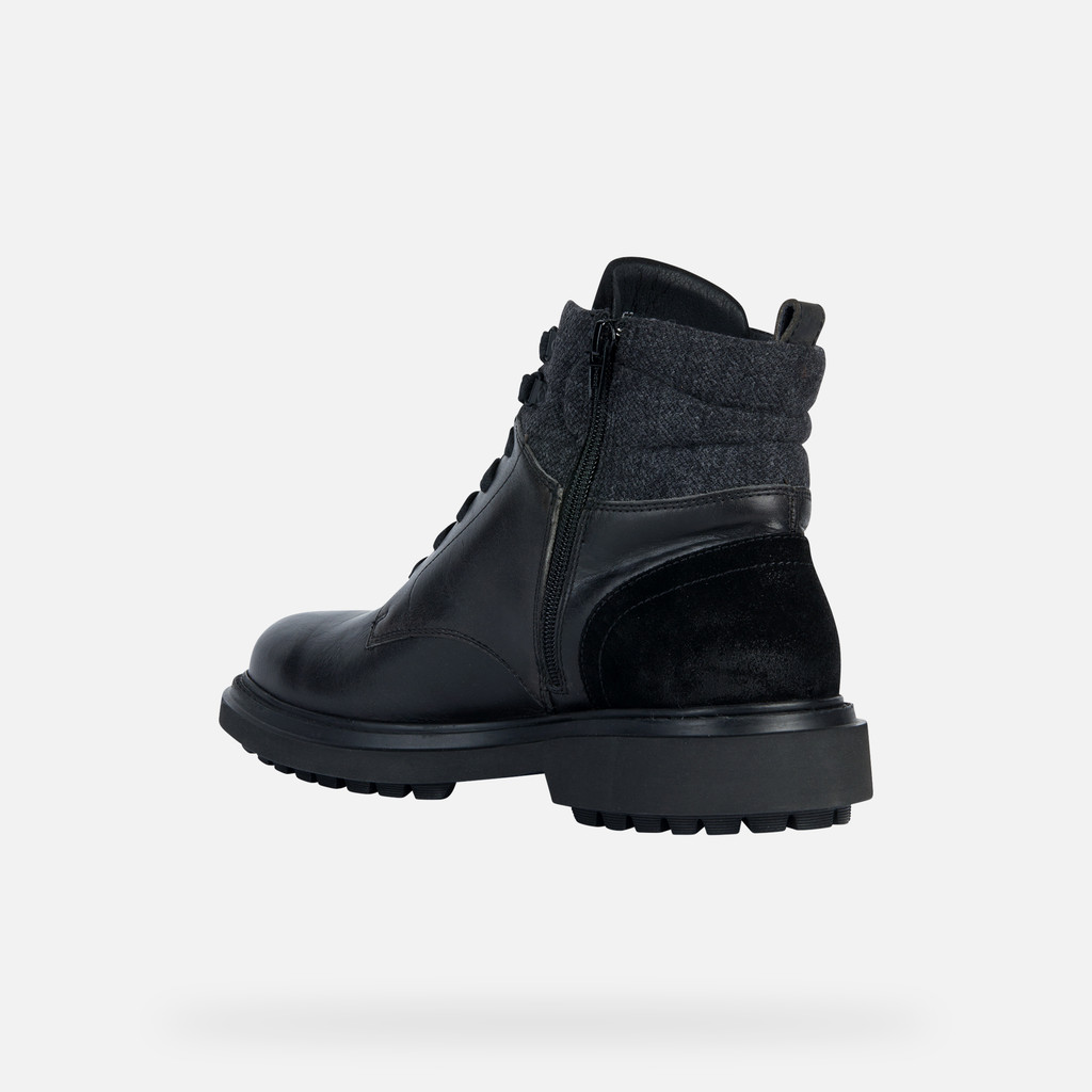 Geox® FALORIA B ABX: Waterproof Boots Black Man | Geox®