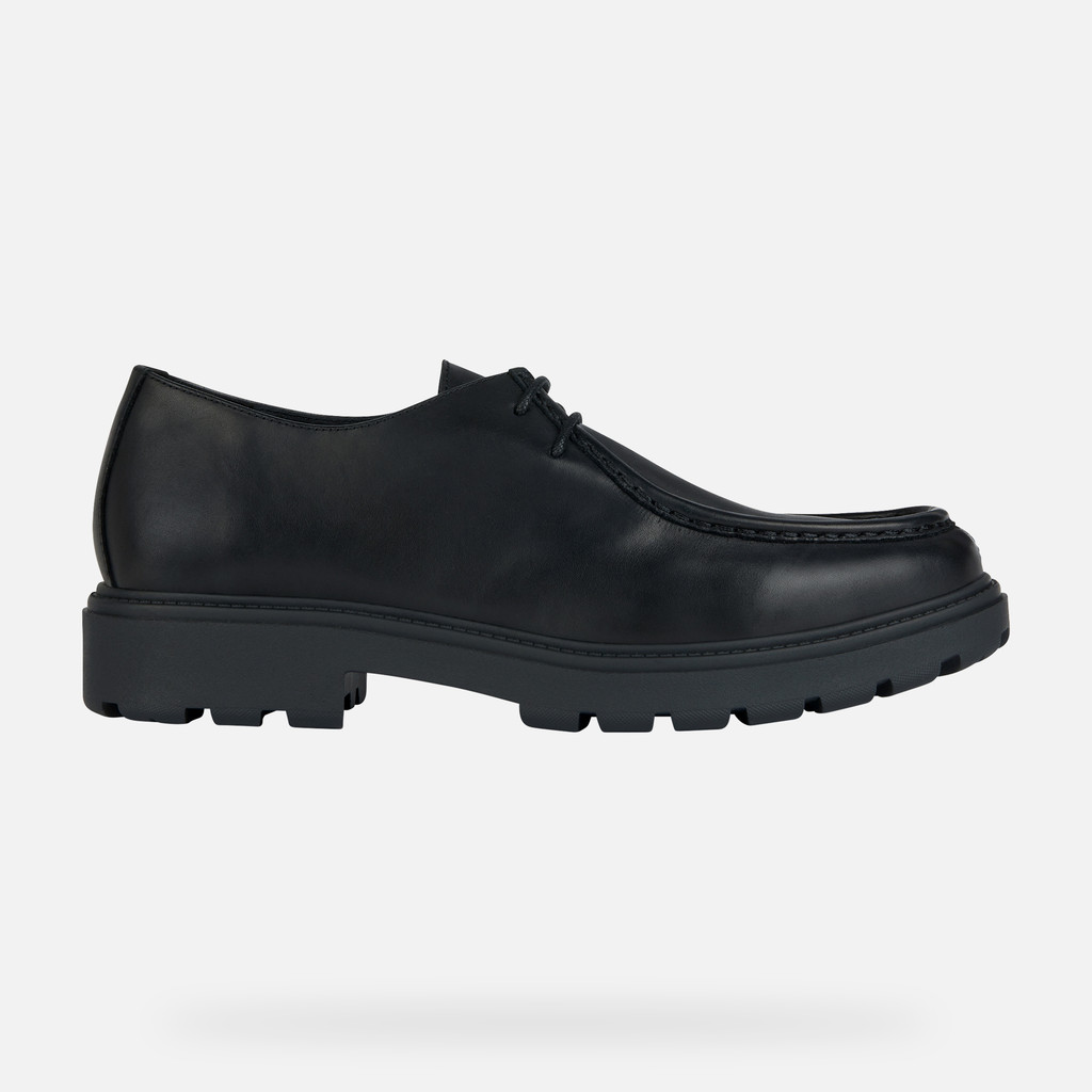 Geox® SPHERICA EC7 C: Derby Shoes black Man | Geox®