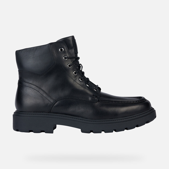 Leather ankle boots SPHERICA EC7 MAN Black | GEOX