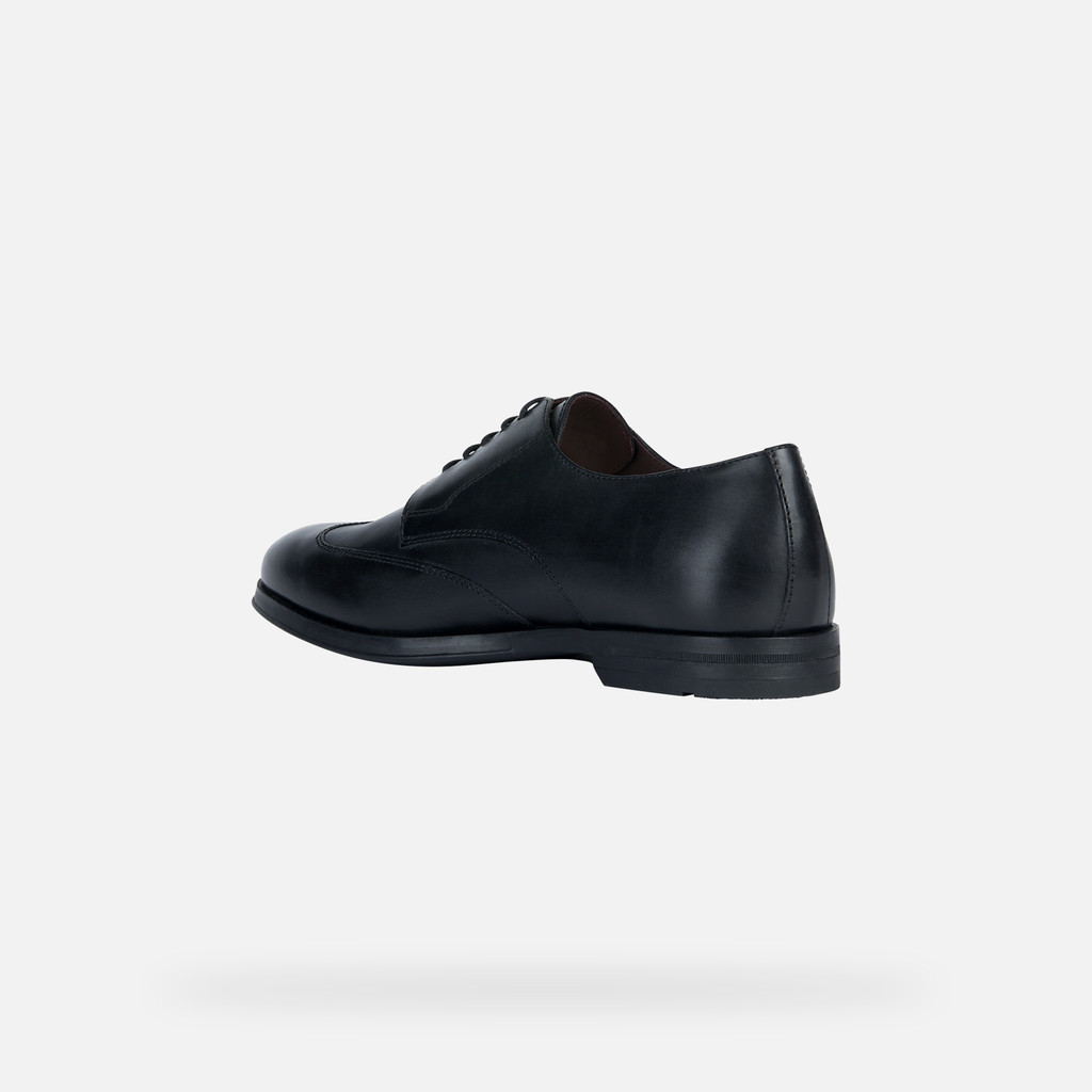 Geox Decio Leather Lace Up Formal Shoes