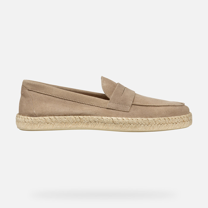Suede shoes OSTUNI MAN Light Taupe | GEOX