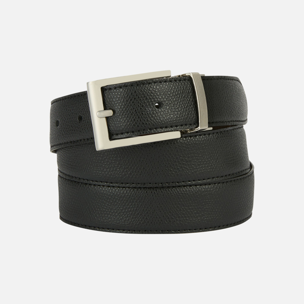 belt BELT MAN Black/Dark coffee - image number 0 | GEOX