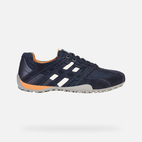 Low top sneakers SNAKE MAN Navy - image number 1 | GEOX