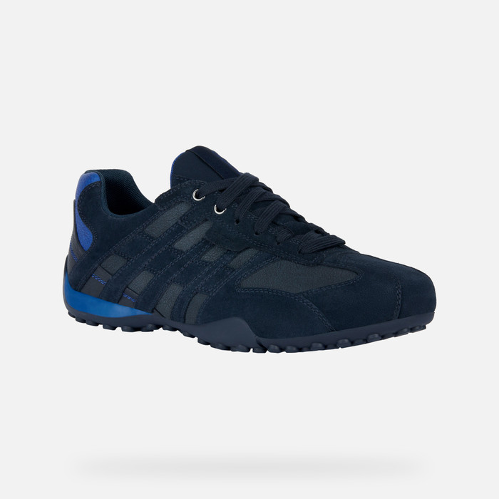Geox® UOMO SNAKE blue navy Low Geox® | K: Man Sneakers Top
