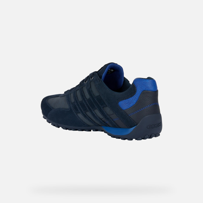 Geox® UOMO SNAKE K: Low | Man navy Geox® blue Sneakers Top