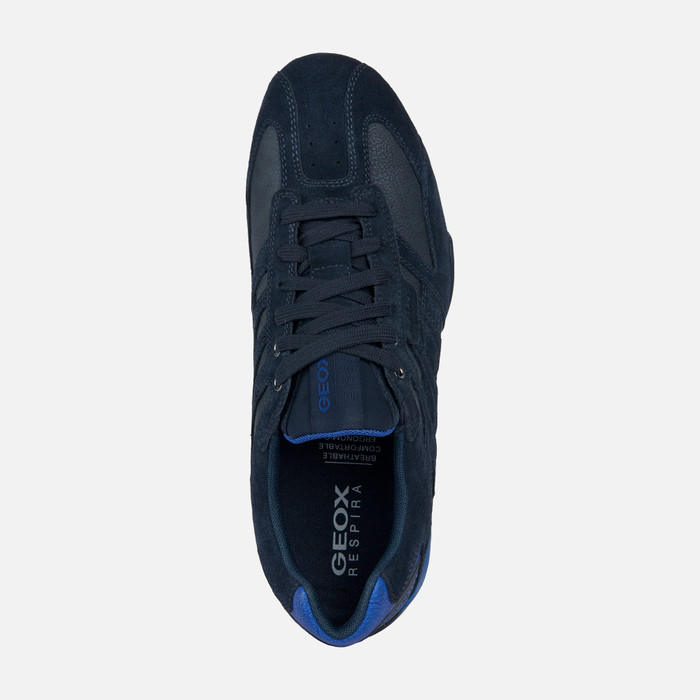 Geox® UOMO SNAKE K: Low Top Sneakers navy blue Man | Geox®