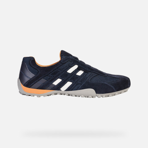 Laceless sneakers SNAKE MAN Navy - image number 1 | GEOX
