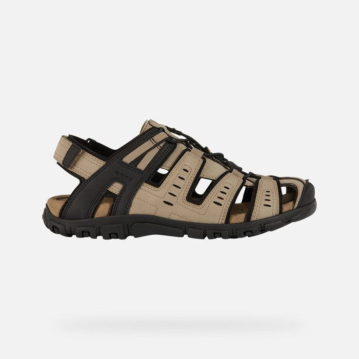 Closed toe sandals STRADA MAN Light Taupe | GEOX