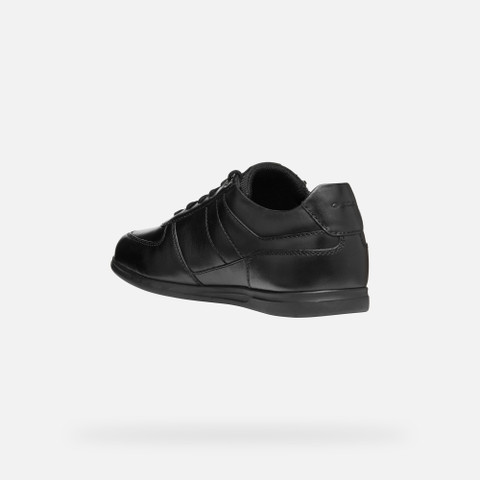 Geox RENAN MAN Black Low Top Sneakers Geox