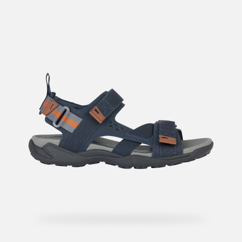 open sandals TERRENO + GRIP MAN Navy - image number 1 | GEOX