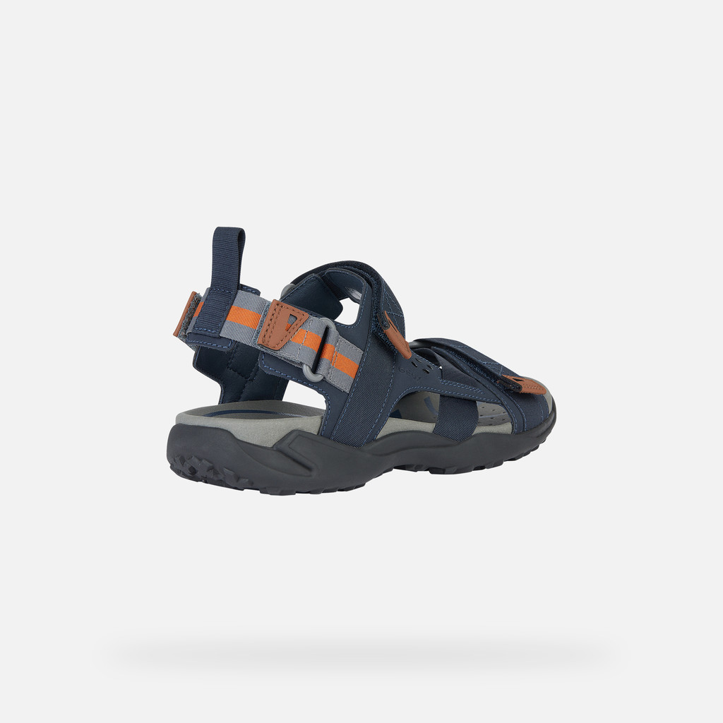 open sandals TERRENO + GRIP MAN Navy - image number 4 | GEOX