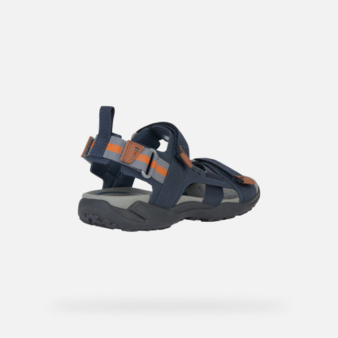 open sandals TERRENO + GRIP MAN Navy - image number 4 | GEOX