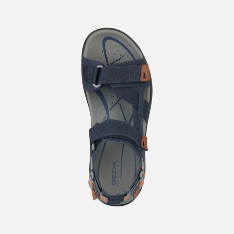 open sandals TERRENO + GRIP MAN Navy - image number 5 | GEOX