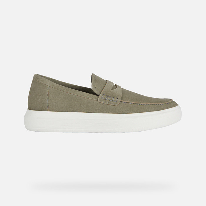 Suede loafers DEIVEN MAN Sage | GEOX