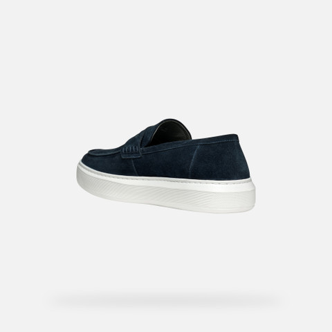 Suede loafers DEIVEN MAN Navy - image number 3 | GEOX