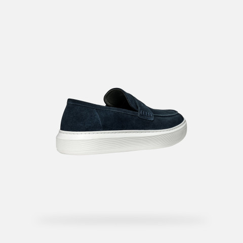 Suede loafers DEIVEN MAN Navy - image number 4 | GEOX