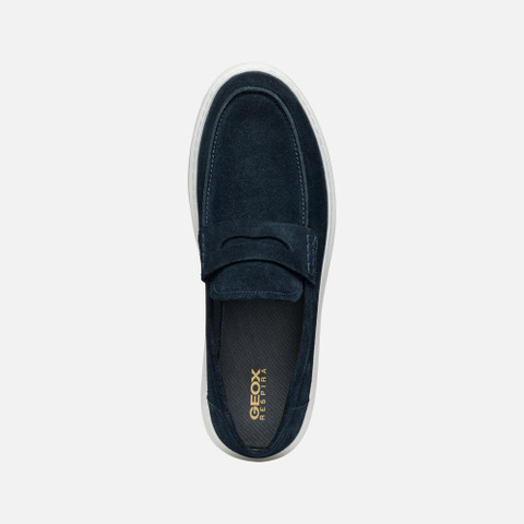 Suede loafers DEIVEN MAN Navy - image number 5 | GEOX