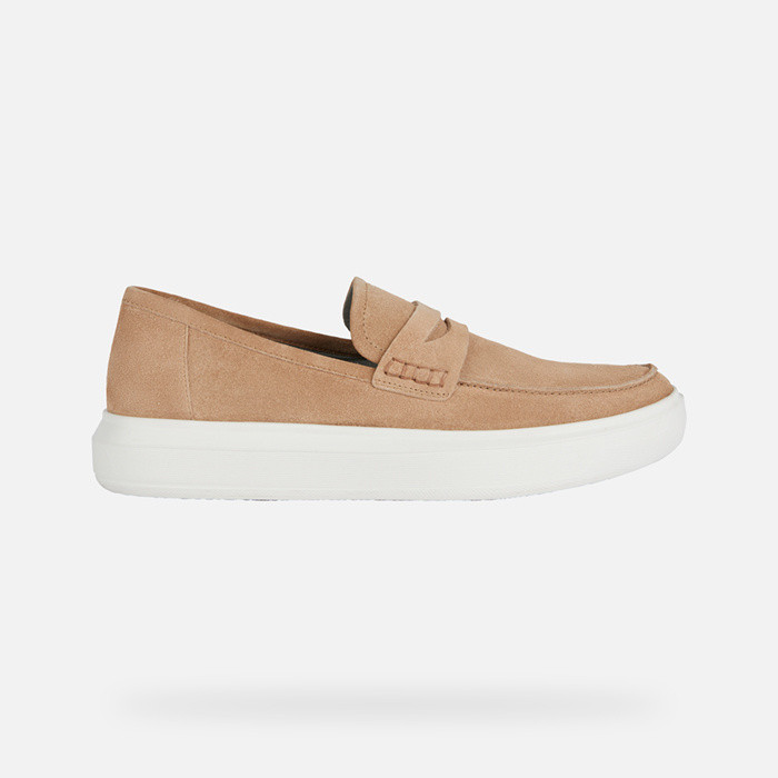 Suede loafers DEIVEN MAN Caramel | GEOX