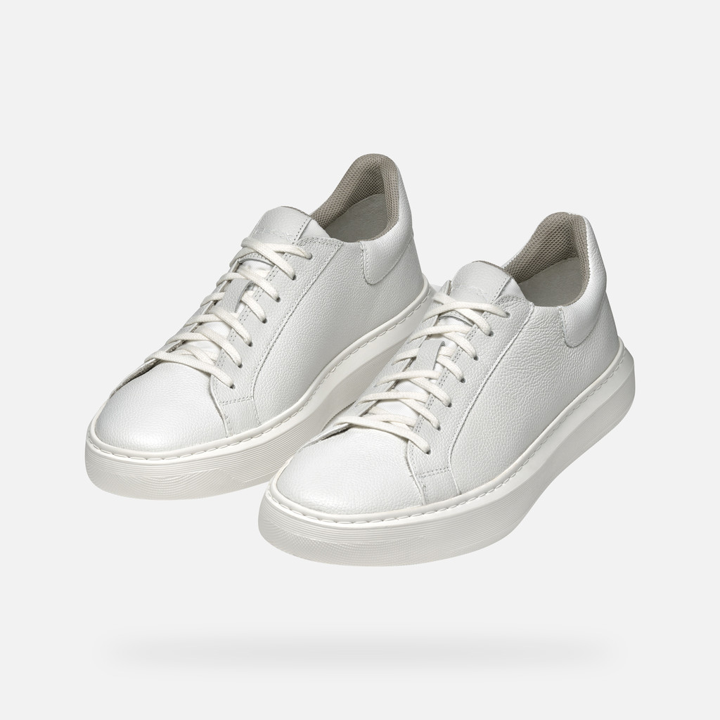 Geox white sneakers hotsell