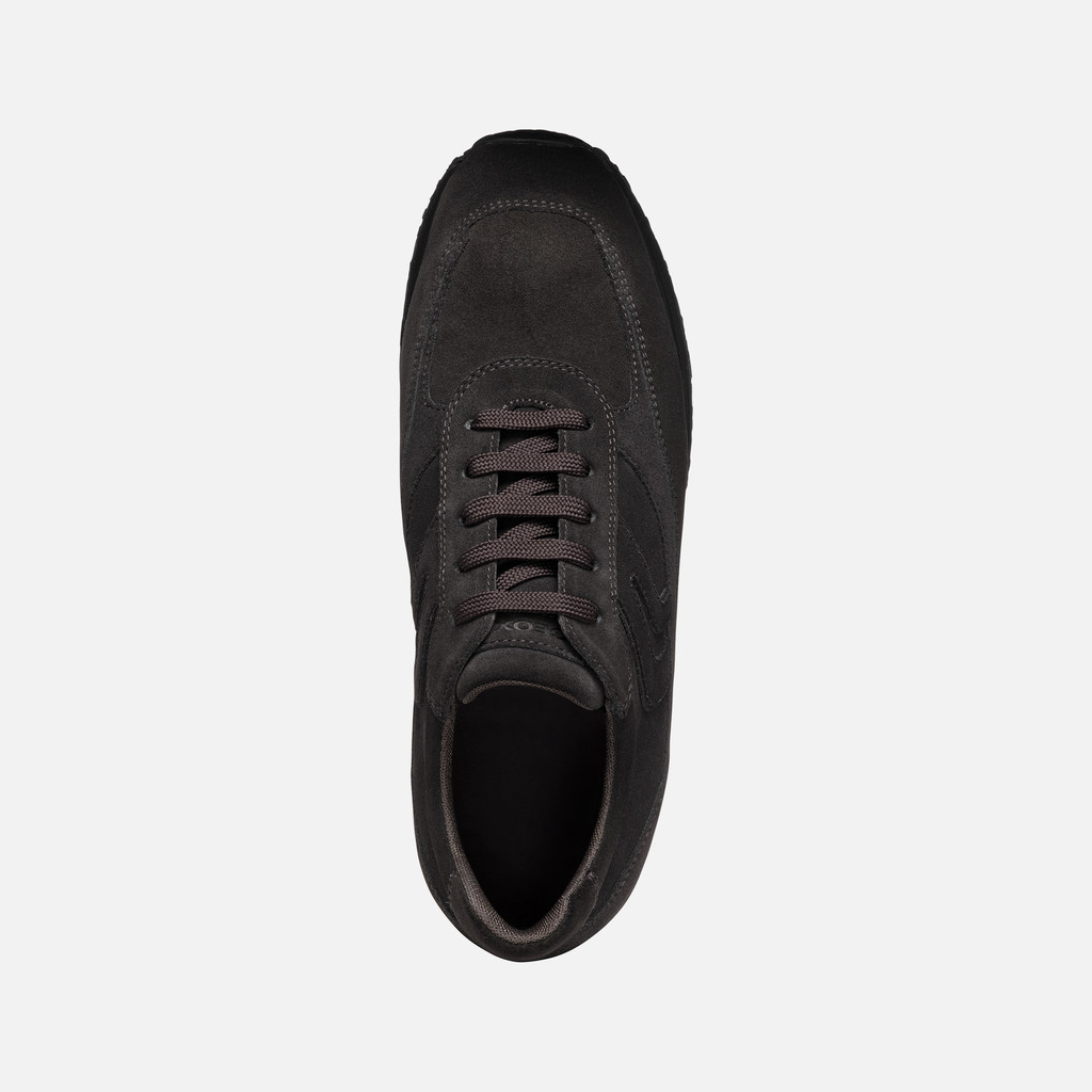 Geox HAPPY MAN Dark Coffee Low Top Sneakers Geox