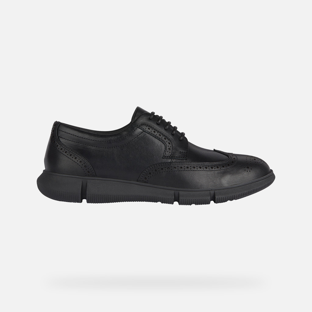 Geox® ADACTER F: Men's black Lace-Up Shoes | Geox® ADACTER