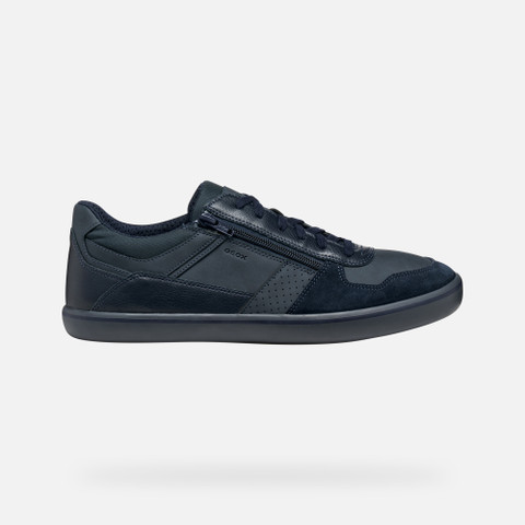 Zipped shoes ELVER MAN Dark Navy/Navy - image number 1 | GEOX
