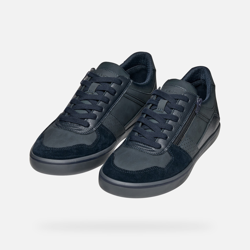 Zipped shoes ELVER MAN Dark Navy/Navy - image number 8 | GEOX