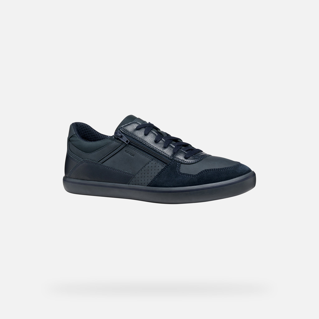 Zipped shoes ELVER MAN Dark Navy/Navy - image number 3 | GEOX