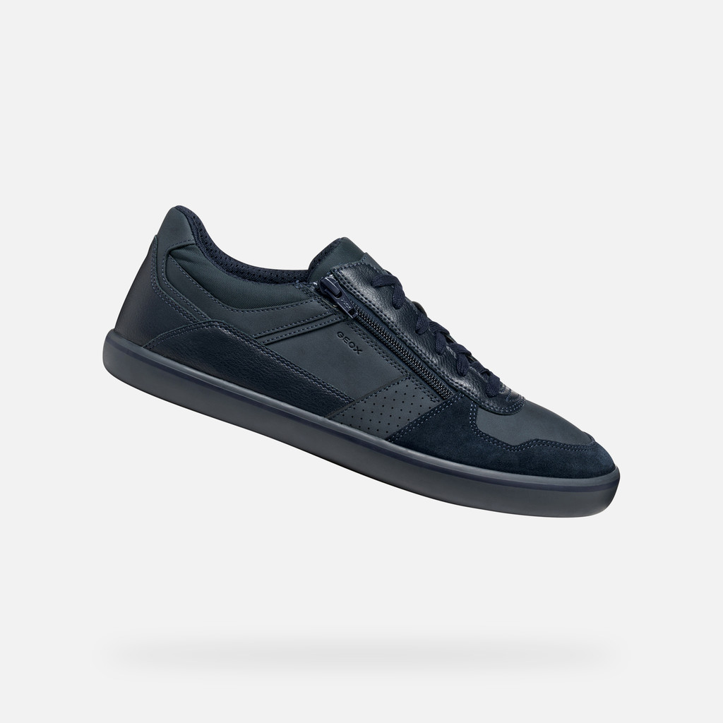 Zipped shoes ELVER MAN Dark Navy/Navy - image number 0 | GEOX