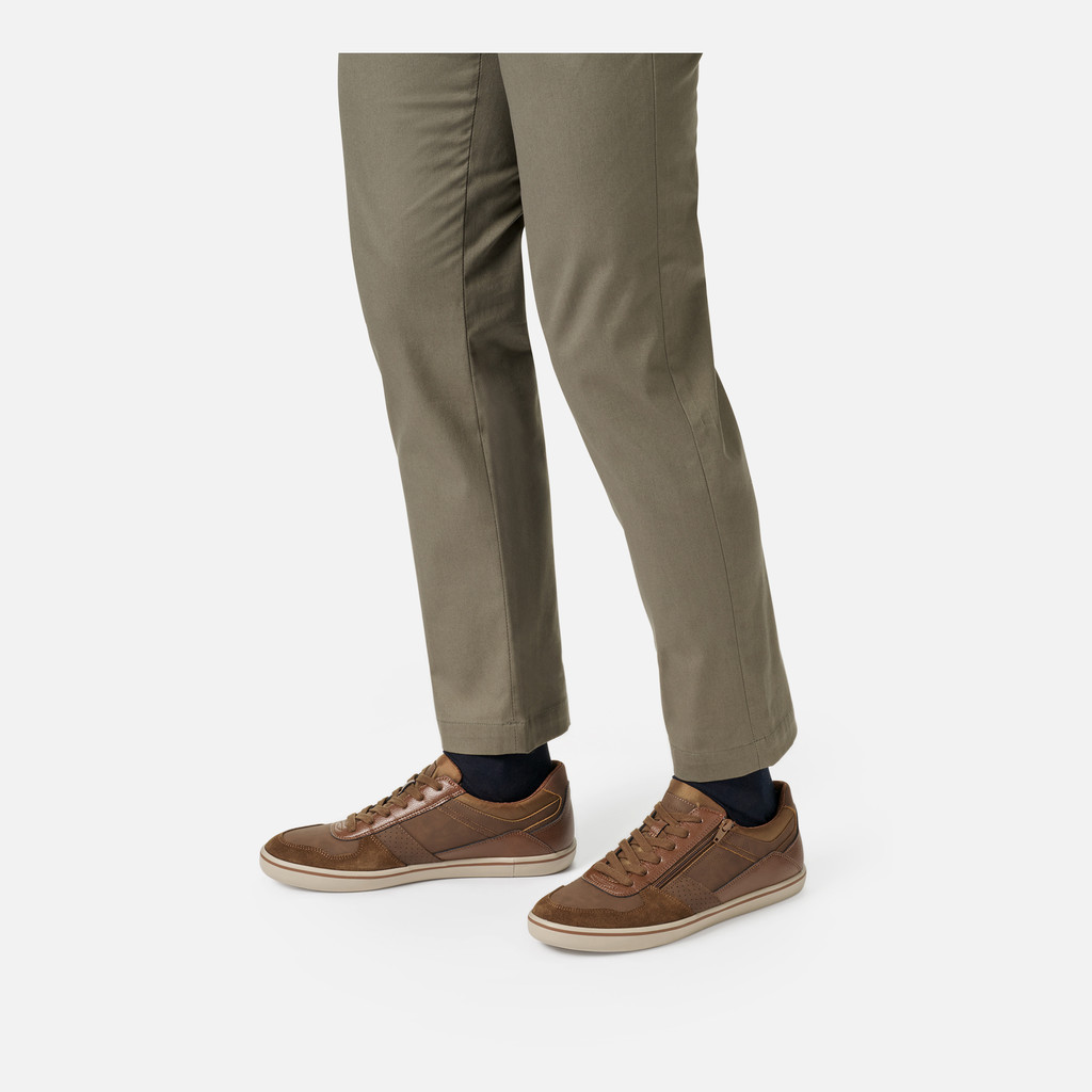 Scarpe con cerniera ELVER UOMO Cognac/Cognac - image number 2 | GEOX
