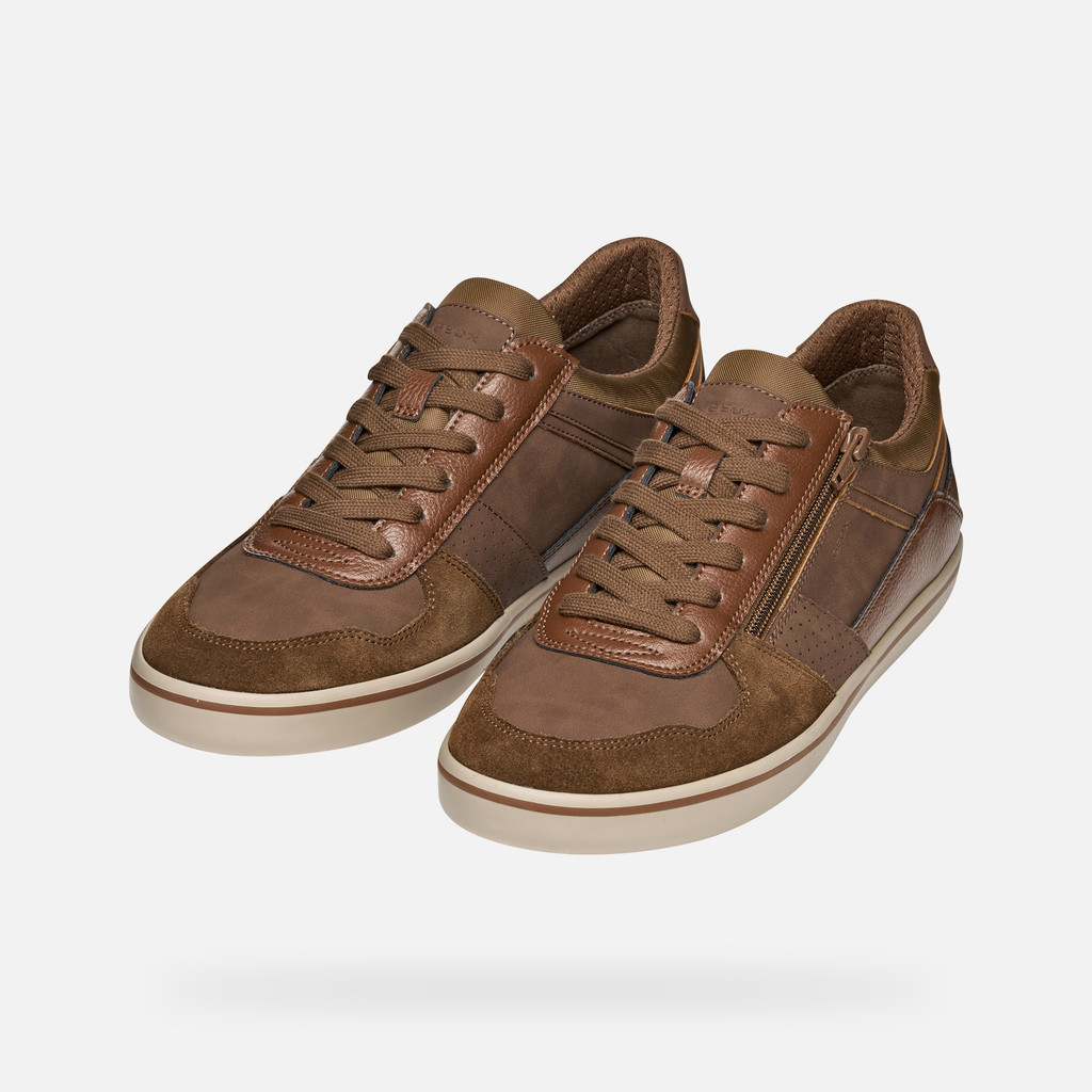 Scarpe con cerniera ELVER UOMO Cognac/Cognac - image number 8 | GEOX
