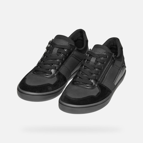 Low top sneakers ELVER MAN Black - image number 7 | GEOX