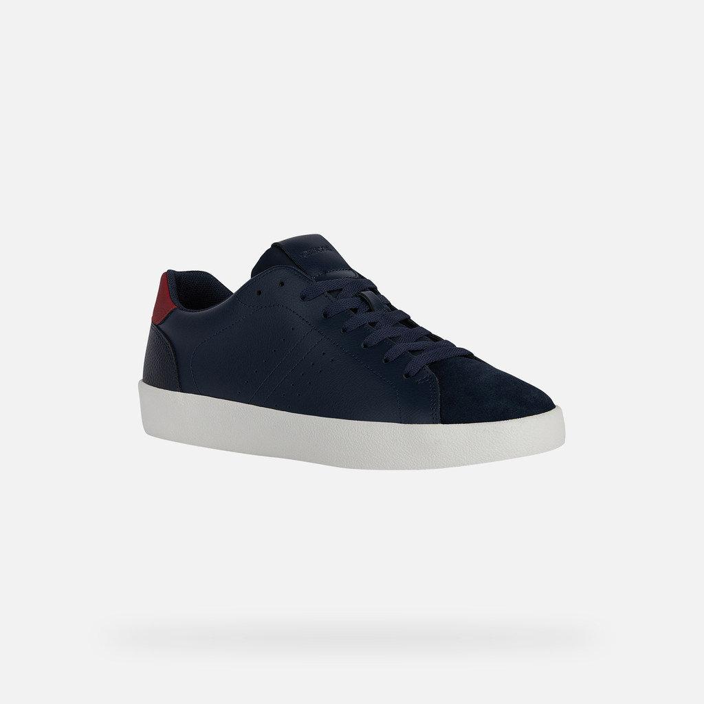 Geox® AFFILE: Men's navy Low Top Sneakers | Geox® SS