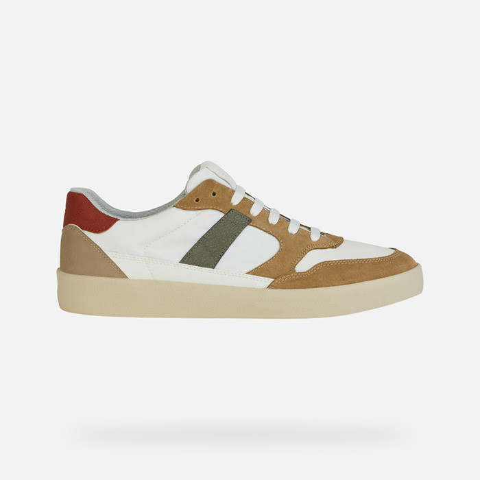 Low top sneakers AFFILE MAN Terracotta/White | GEOX