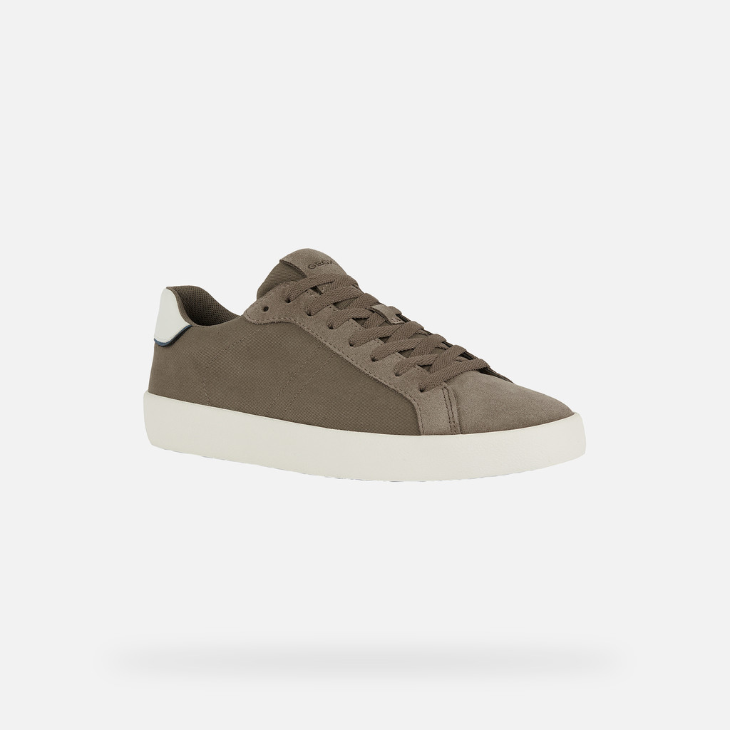 Geox® AFFILE MAN: Dove grey Low Top Sneakers | Geox