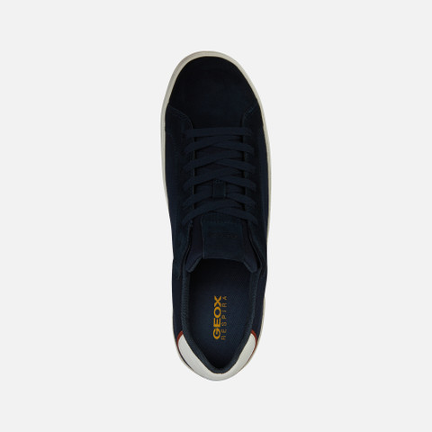 Geox® AFFILE: Men's navy Low Top Sneakers | Geox®