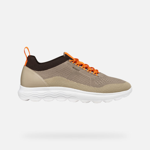 Fabric sneakers SPHERICA MAN Dove Grey/Sand - image number 1 | GEOX