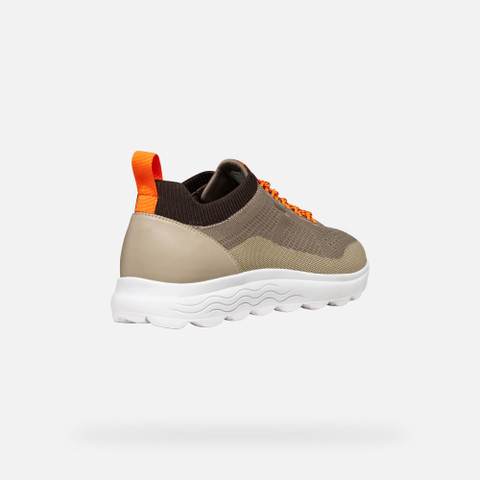 Fabric sneakers SPHERICA MAN Dove Grey/Sand - image number 4 | GEOX
