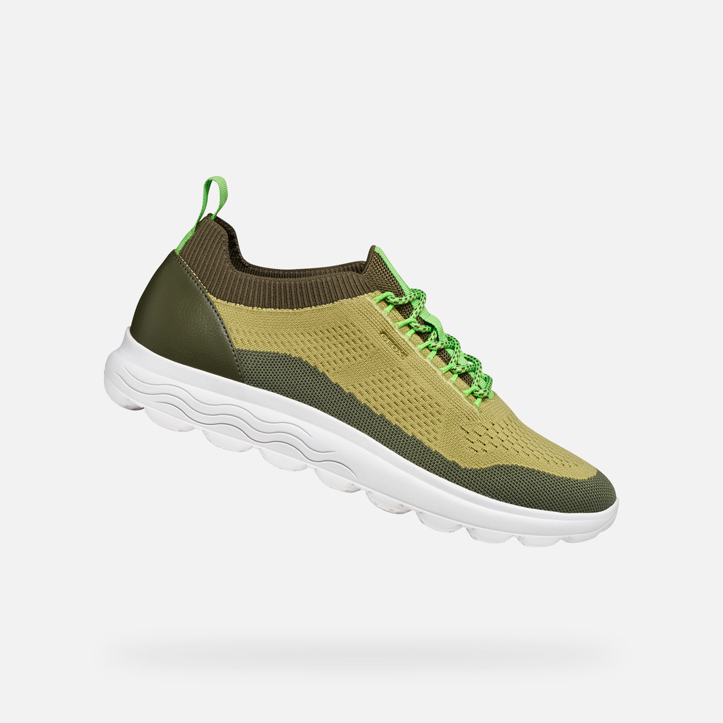 Fabric sneakers SPHERICA MAN Light Green/Olive - image number 0 | GEOX