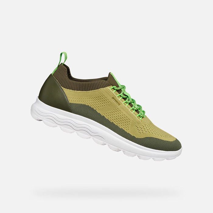 Fabric sneakers SPHERICA MAN Light Green/Olive | GEOX