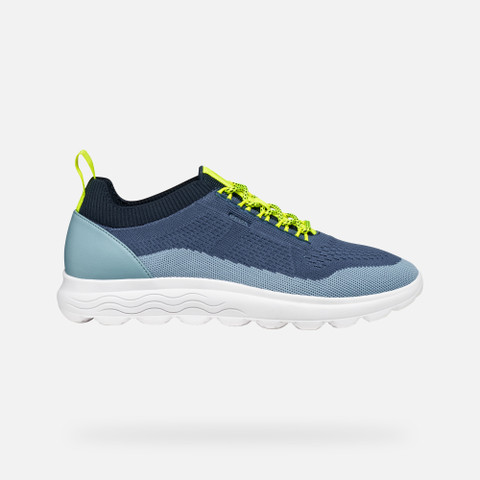 Fabric sneakers SPHERICA MAN Avio/Light sky - image number 1 | GEOX