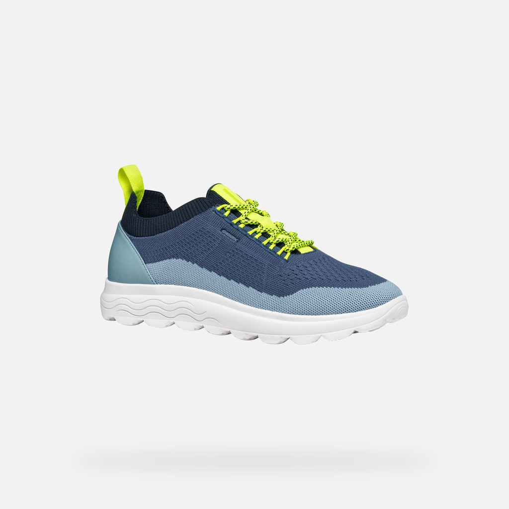 Fabric sneakers SPHERICA MAN Avio/Light sky - image number 2 | GEOX