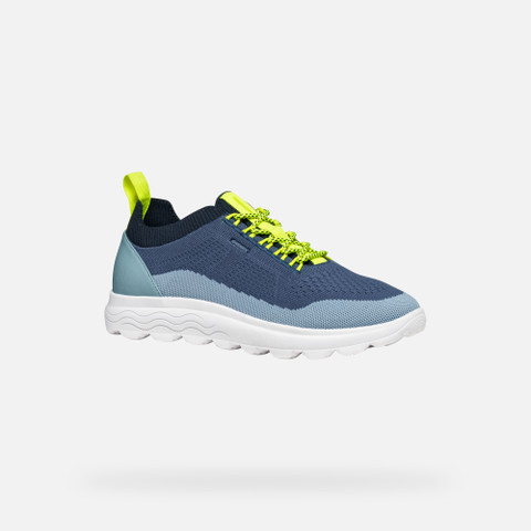 Fabric sneakers SPHERICA MAN Avio/Light sky - image number 2 | GEOX
