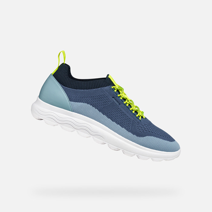 Sneakers aus stoff SPHERICA HERR Avioblau/Helles Azurblau | GEOX