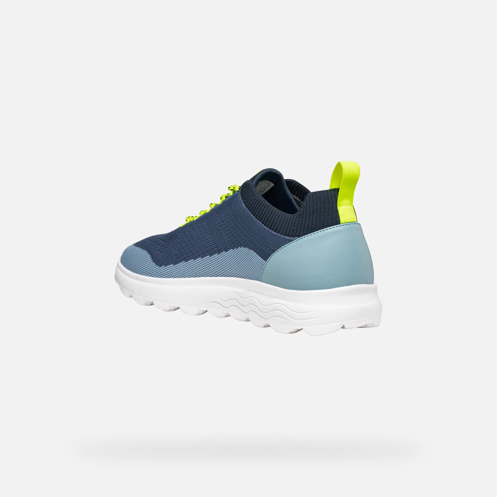 Fabric sneakers SPHERICA MAN Avio/Light sky - image number 3 | GEOX